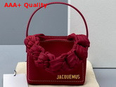 Jacquemus Le Petit Sac Noeud Braided Handle Mini Bag in Pink Replica
