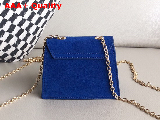 Jacquemus Le Piccolo Mini Crossbody Bag in Blue Suede Replica