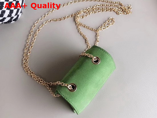 Jacquemus Le Piccolo Mini Crossbody Bag in Green Suede Leather Replica