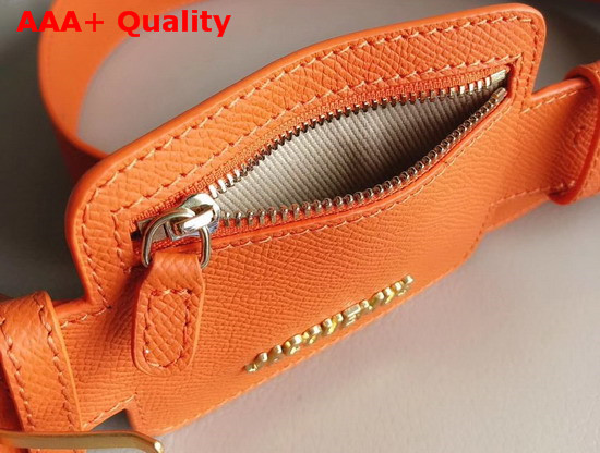 Jacquemus Le Porte Ceinture Leather Belt Bag in Orange Replica