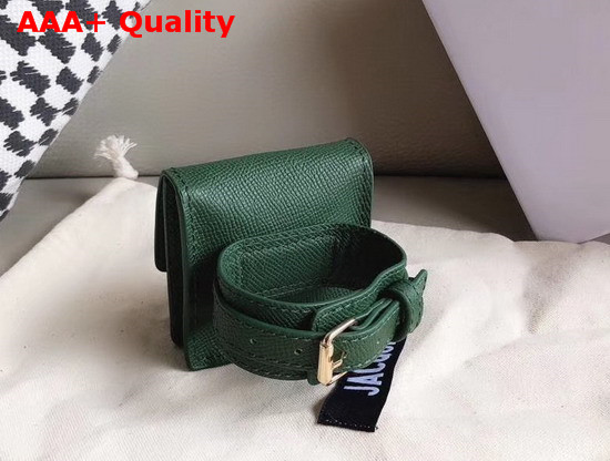 Jacquemus Le Sac Bracelet Bag in Dark Green Replica