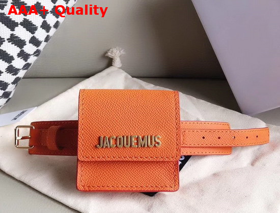 Jacquemus Le Sac Bracelet Bag in Orange Replica