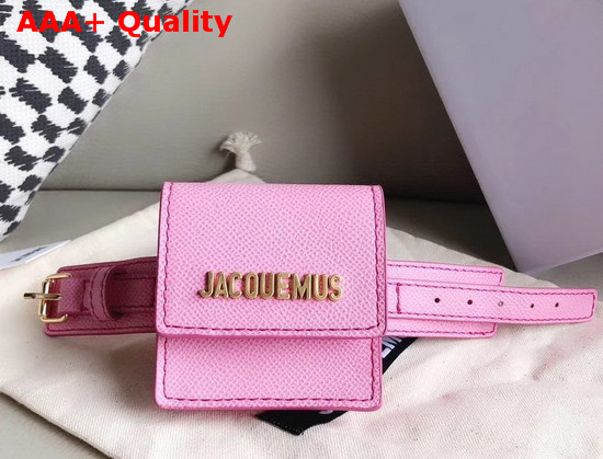 Jacquemus Le Sac Bracelet Bag in Pink Replica