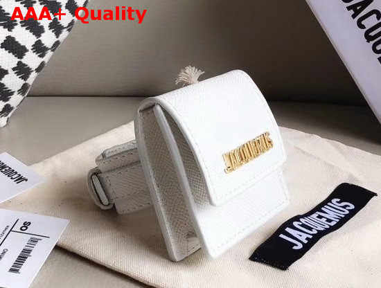 Jacquemus Le Sac Bracelet Bag in White Replica