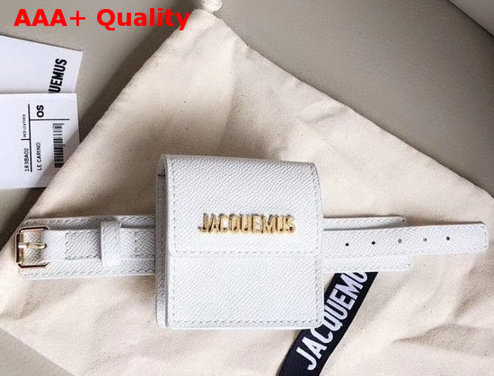 Jacquemus Le Sac Bracelet Bag in White Replica