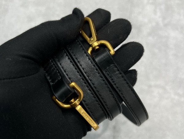 Jacquemus Le Sac Rond Black Leather Replica