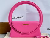 Jacquemus Le Sac Rond Pink Leather Replica