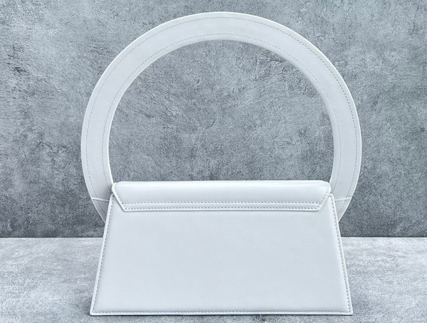 Jacquemus Le Sac Rond White Leather Replica