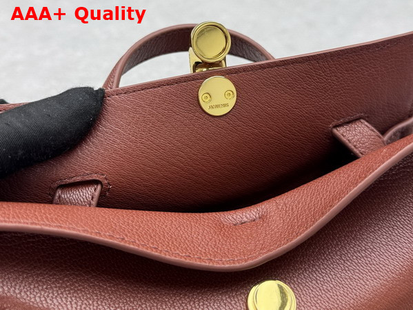 Jacquemus Le Valerie Bag in Brown Leather Replica