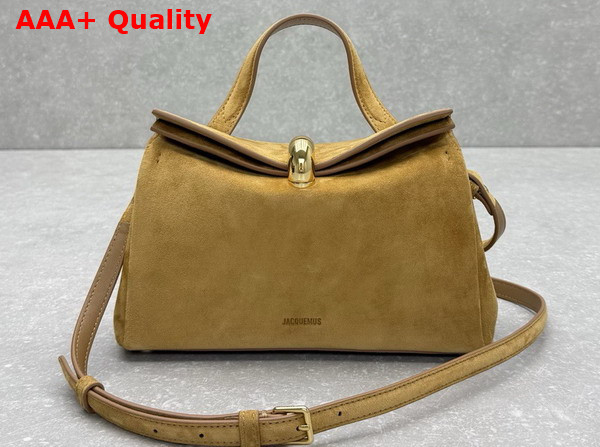 Jacquemus Le Valerie Bag in Brown Suede Leather Replica
