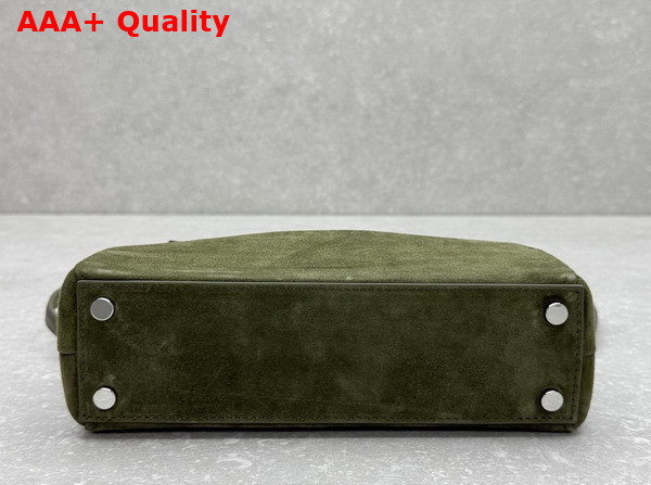 Jacquemus Le Valerie Bag in Green Suede Leather Replica