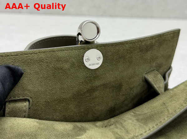 Jacquemus Le Valerie Bag in Green Suede Leather Replica