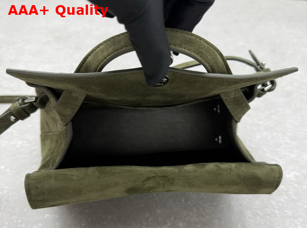 Jacquemus Le Valerie Bag in Green Suede Leather Replica