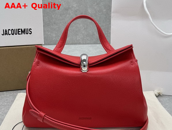 Jacquemus Le Valerie Bag in Red Leather Replica