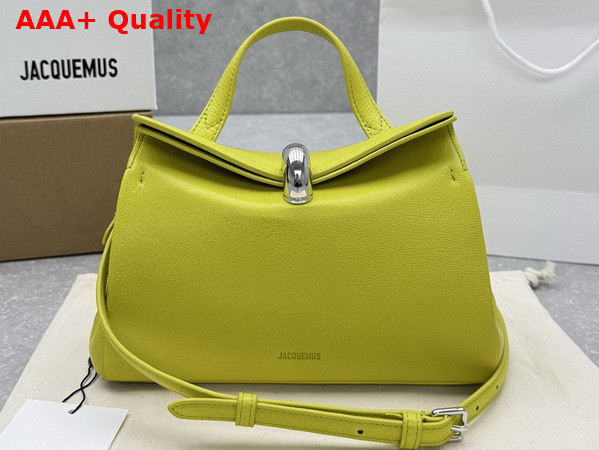 Jacquemus Le Valerie Bag in Yellow Leather Replica