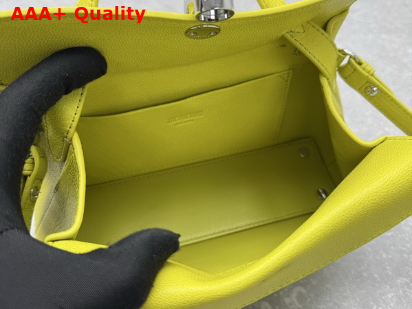 Jacquemus Le Valerie Bag in Yellow Leather Replica