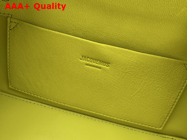 Jacquemus Le Valerie Bag in Yellow Leather Replica