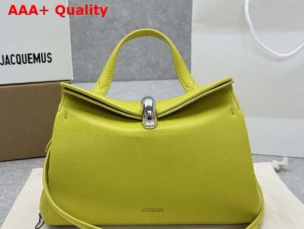 Jacquemus Le Valerie Bag in Yellow Leather Replica