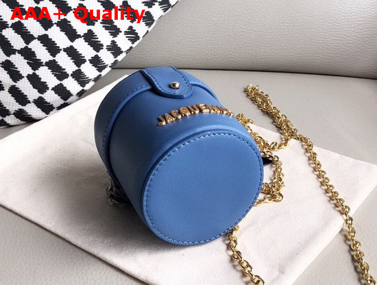 Jacquemus Le Vanity Leather Mini Bag in Blue Replica