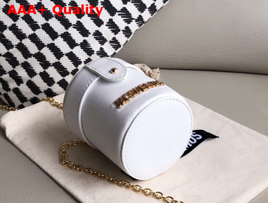 Jacquemus Le Vanity Leather Mini Bag in White Replica