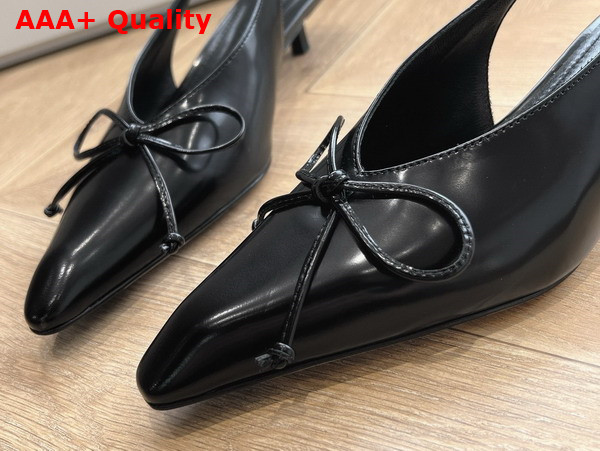 Jacquemus Les Slingbacks Cubisto Basses Black Replica
