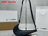 Jacquemus The Swoosh Jacquemus Nike Bag in Dark Navy Cowskin Replica