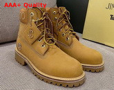 JC X Timberland F Wheat Nubuck Leather Boots with Gold Glitter Replica
