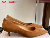 Jimmy Choo Amelia Toffee Suede Pumps Replica