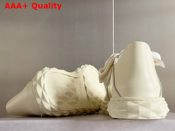 Jimmy Choo Diamond Light Flex F Latte Leather Trainers Replica