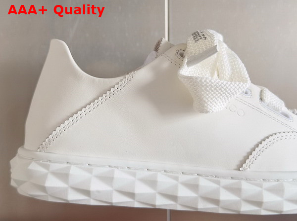 Jimmy Choo Diamond Light Flex F White Leather Trainers Replica