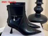 Jimmy Choo Lawton Ankle Boot Black Calf Leather Replica