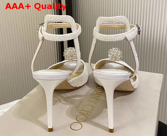 Jimmy Choo Sacora 85 Ivory Replica