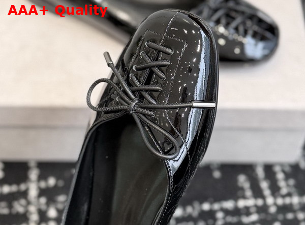 Jimmy Choo Scarlett Ballerina Black Soft Spazzolato Ballerina Flats Replica