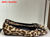 Jimmy Choo Scarlett Ballerina Leopard Print Pony Replica