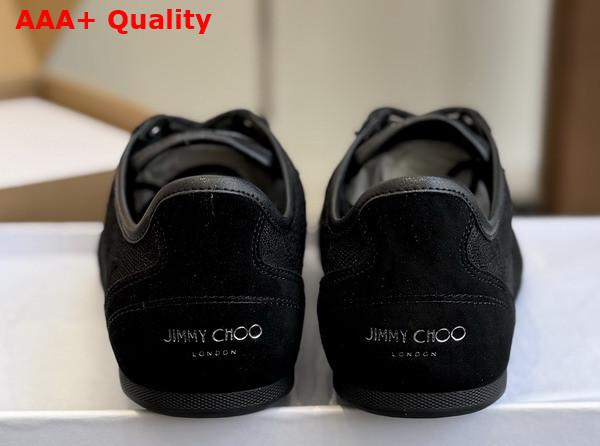 Jimmy Choo Sunny F Black Leather Mix and Jimmy Choo Lace Low Top Trainers Replica