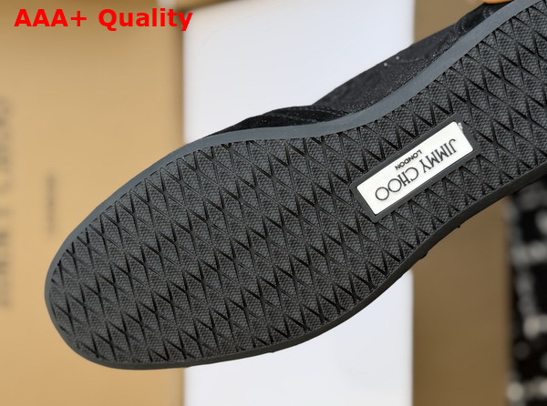 Jimmy Choo Sunny F Black Leather Mix and Jimmy Choo Lace Low Top Trainers Replica