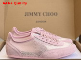 Jimmy Choo Sunny F Rose Leather Mix and Jimmy Choo Lace Low Top Trainers Replica