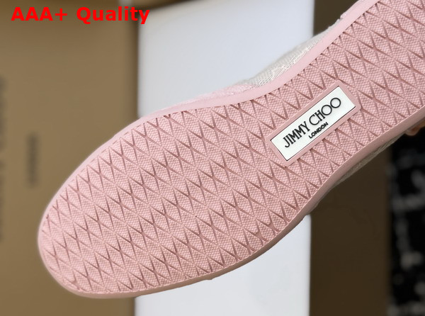 Jimmy Choo Sunny F Rose Leather Mix and Jimmy Choo Lace Low Top Trainers Replica