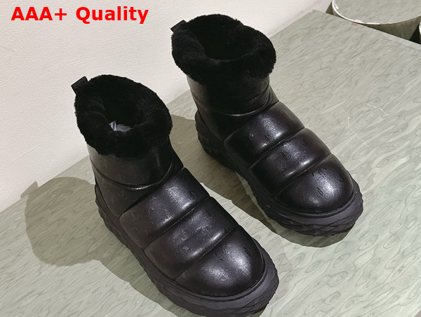 Jimmy Choo Xan Black Nappa Leather Boots Replica