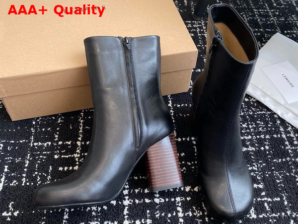 Lemaire Anatomic Boots 80 Women bk999 Black ll0078 Glossy Vegetable Leather Replica