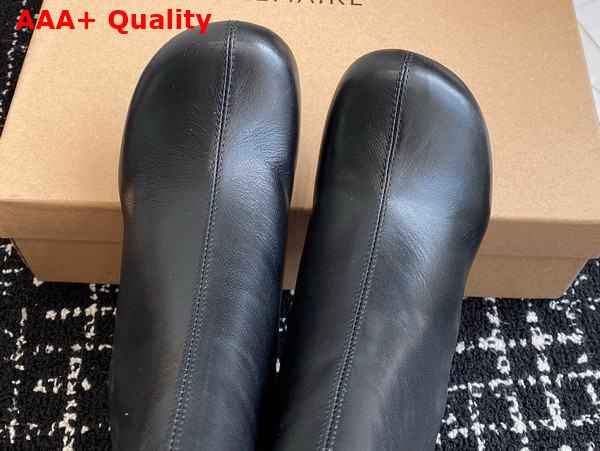 Lemaire Anatomic Boots 80 Women bk999 Black ll0078 Glossy Vegetable Leather Replica