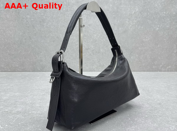 Lemaire Belted Baguette Bag Women BR490 Dark Chocolate LL0108 Paper Lux Leather Replica