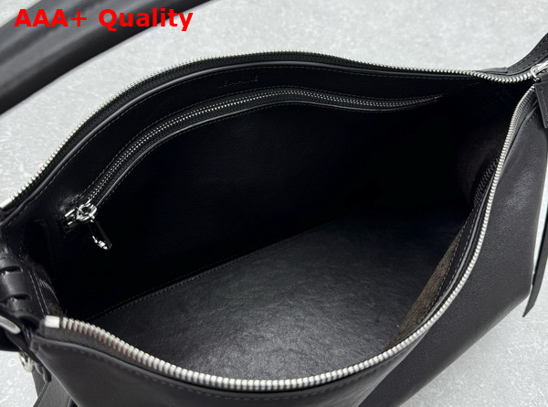 Lemaire Belted Baguette Bag Women BR490 Dark Chocolate LL0108 Paper Lux Leather Replica