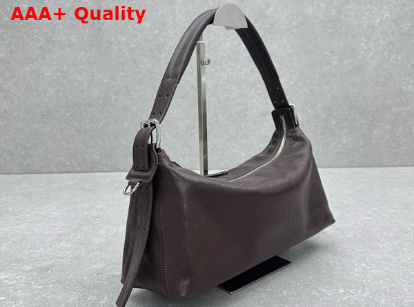 Lemaire Belted Baguette Bag Women GR102 Mink LL0108 Paper Lux Leather Replica