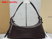 Lemaire Belted Baguette Bag Women GR102 Mink LL0108 Paper Lux Leather Replica