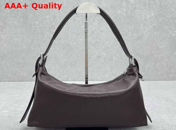 Lemaire Belted Baguette Bag Women GR102 Mink LL0108 Paper Lux Leather Replica