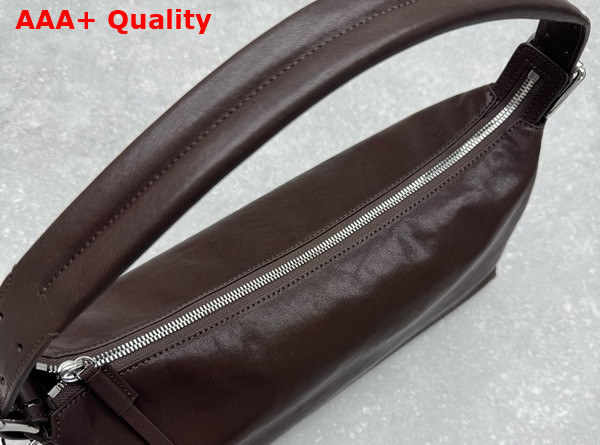 Lemaire Belted Baguette Bag Women GR102 Mink LL0108 Paper Lux Leather Replica