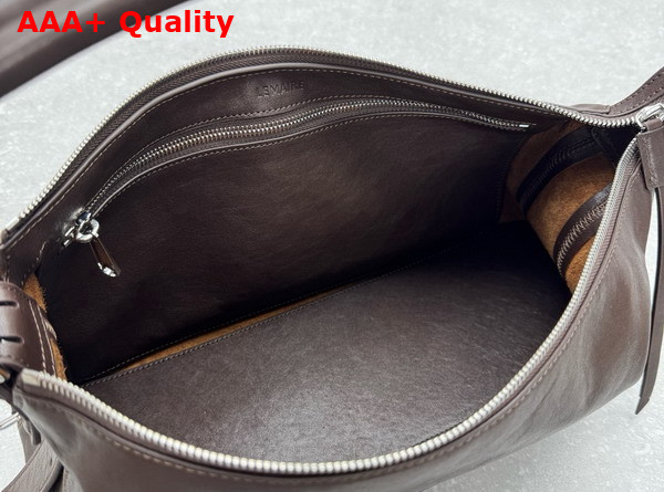 Lemaire Belted Baguette Bag Women GR102 Mink LL0108 Paper Lux Leather Replica