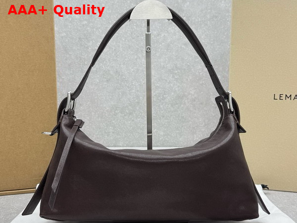 Lemaire Belted Baguette Bag Women GR102 Mink LL0108 Paper Lux Leather Replica