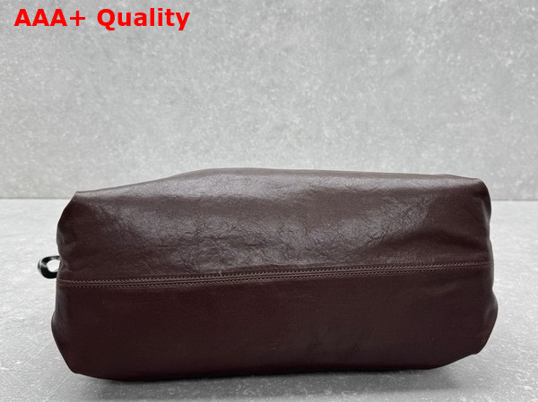 Lemaire Berlingot Hobo Bag in Espresso Paper Lux Leather Replica